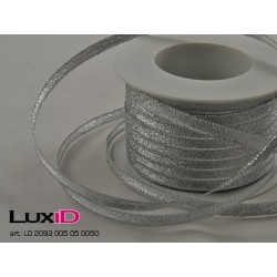 Lurex curling zilver 5mm x 50m