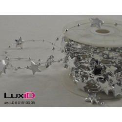 Metalized star beads 08...