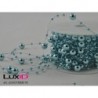 Metalized Round beads 72 aqua 8mm x 10m