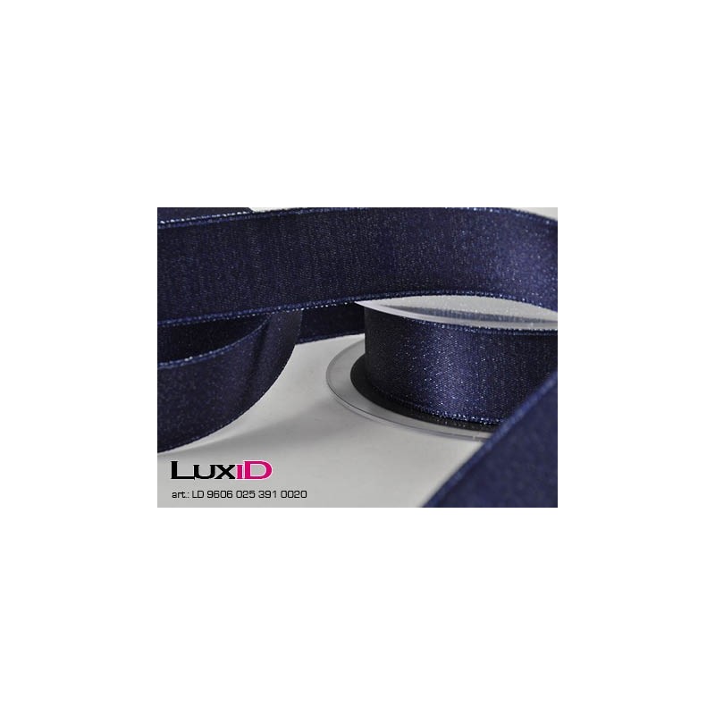 X-mass schimmer 391 navy 25mm x 20m