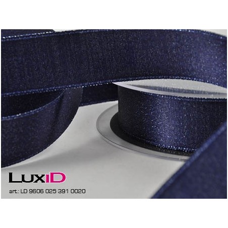 X-mass schimmer 391 navy 25mm x 20m