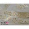 Charming stars 02 ecru 25mm x 15m
