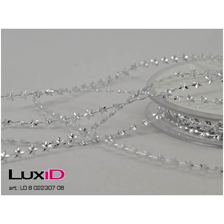 Star beads 08 zilver 5mm x 9m