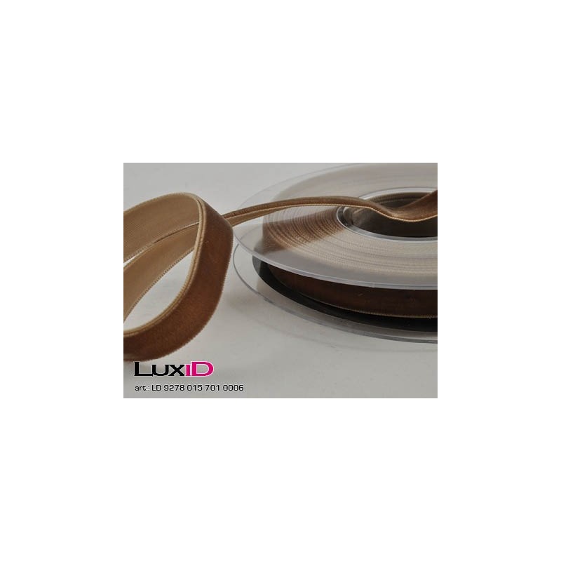 Samtband 701 bruin 15mm x 6m
