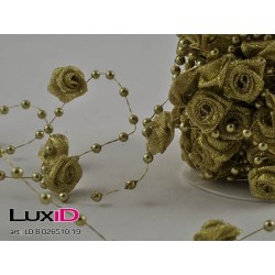 Shiny roses 19goud 15mm x 10m