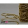 Shiny beads 19 goud 4mm x 20m
