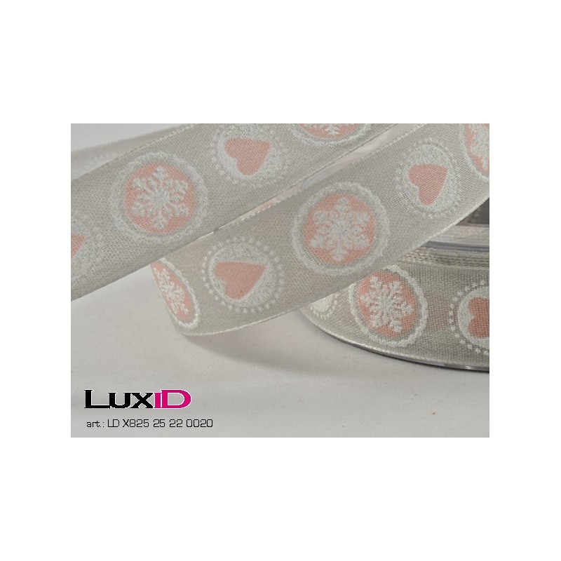 Pretty winter 22 oud roos 25mm x 20m