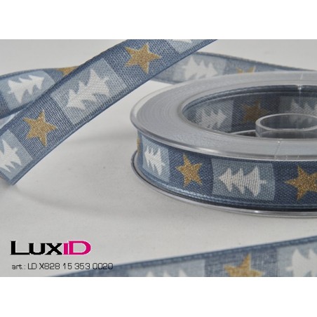 X-mas tree 353 blauw 15mm x 20m