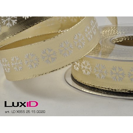 Snowflakes 15 goud 25mm x 20m