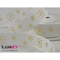 Shiny snowflake 40 wit goud...