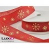 Shiny snowflake 65 rood goud 22mm x 15m