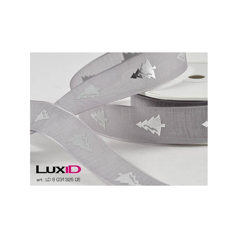 Sparkling tree 05 zilver 22mm x 15m