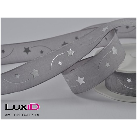 falling star 05 grijs/zilver 22mm x 15m