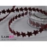 Sternengirlande 26 donker rood 15mm x 4m