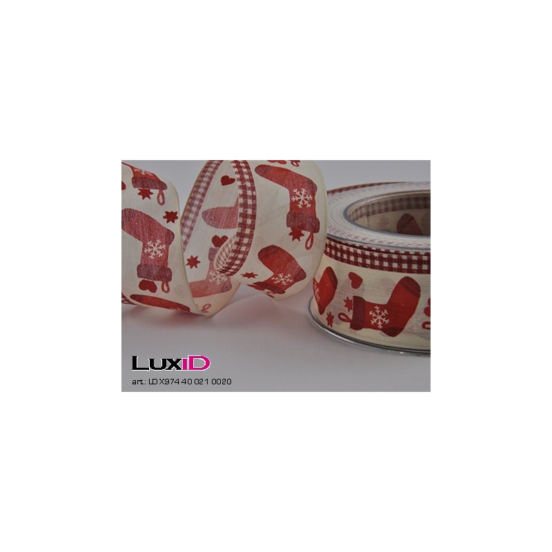 happy socks 021 rood 40mm x 20m