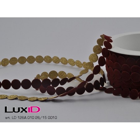 samtkugeln 26 donker rood 10mm x 10m