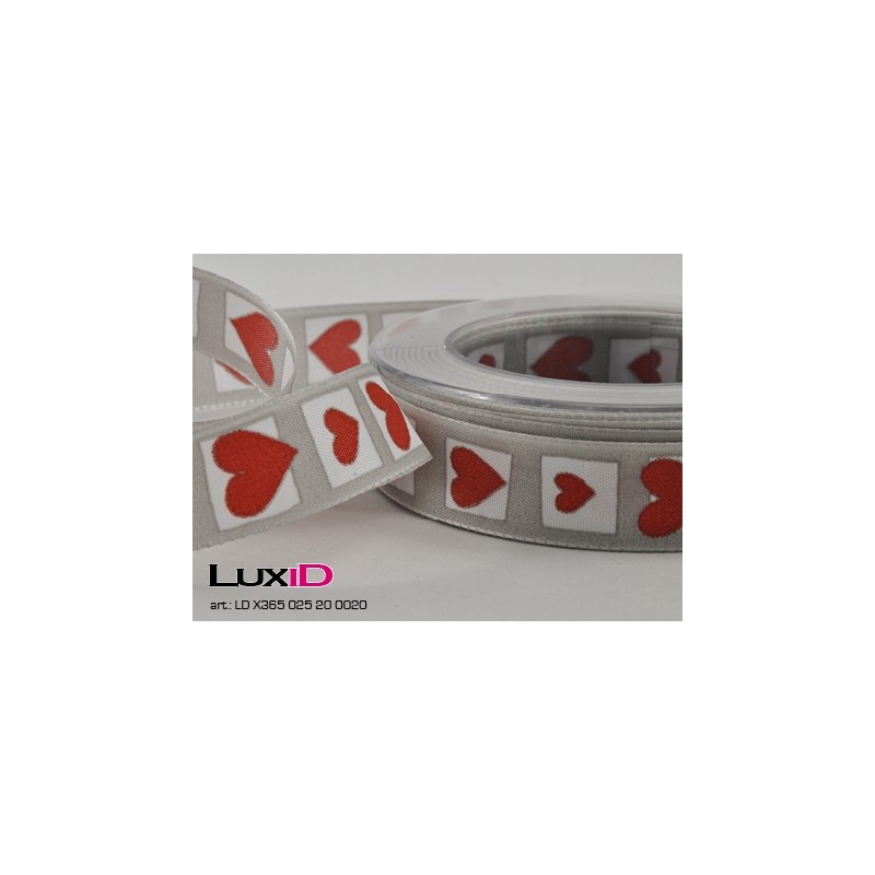 Liebesromanze 20 rood 25mm x 20m