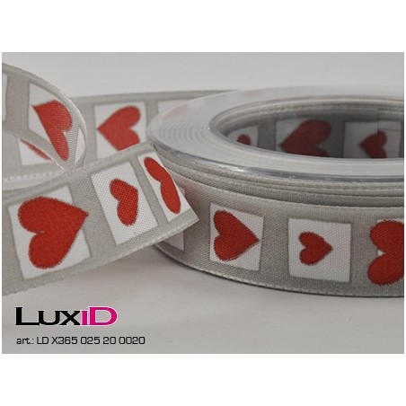 Liebesromanze 20 rood 25mm x 20m