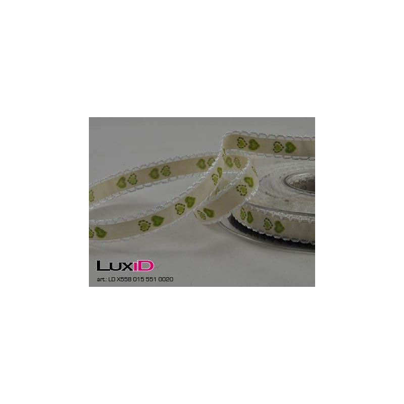 Miniherzen 551 groen 15mm x 20m