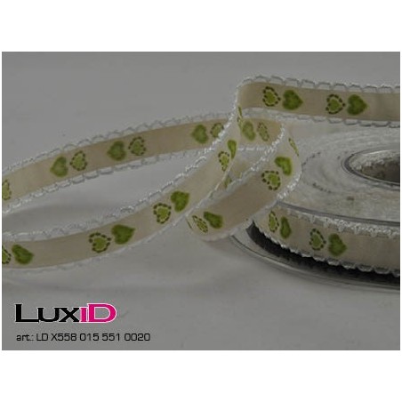 Miniherzen 551 groen 15mm x 20m