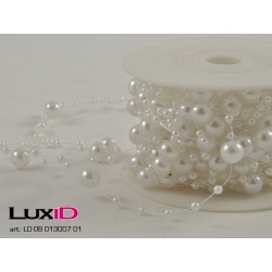 Round beads 01 wit 8mm x 10m
