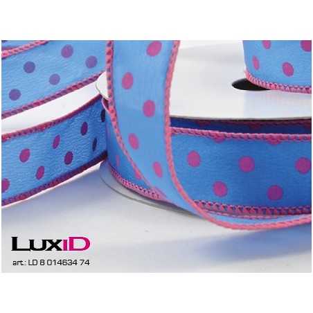 Dots wired 74 turkis 25mm x 15m