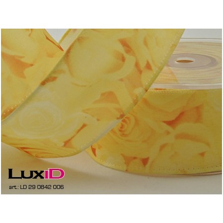Bright Roses 006 geel 38mm x 15m