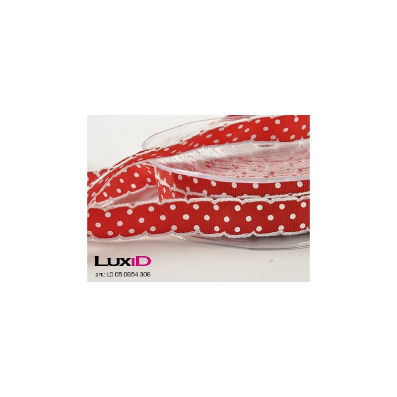 Polka dots 306 rood 20mm x 15m
