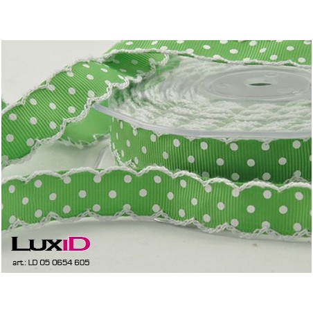 Polka dots 605 groen 20mm x 15m