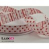 Dots and stripes 306 rood 15mm x 20m
