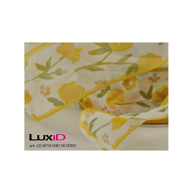 Emilia geel 40mm x 20m
