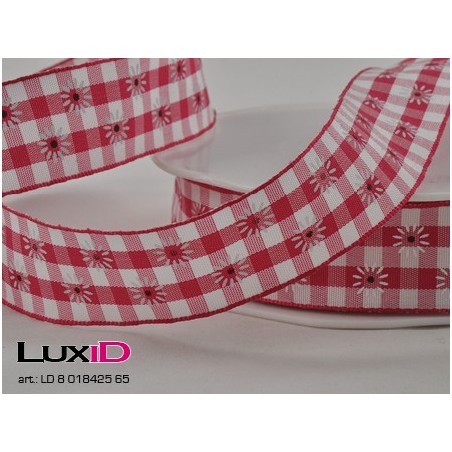 Daisy check 65 red 25mm x 20m