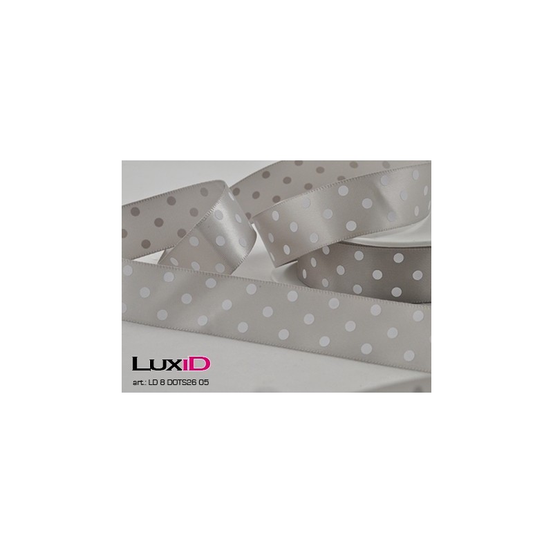 Dots single 05 grijs 23mm x 20m