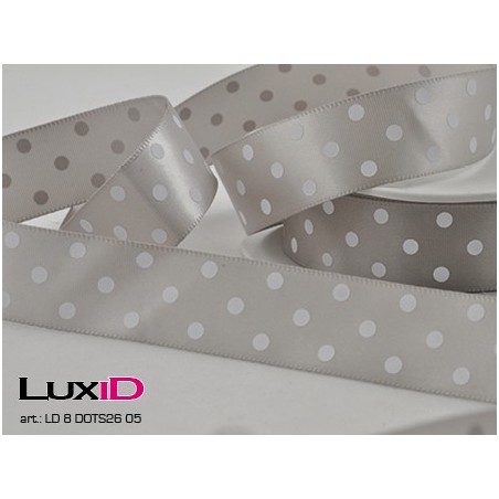 Dots single 05 grijs 23mm x 20m