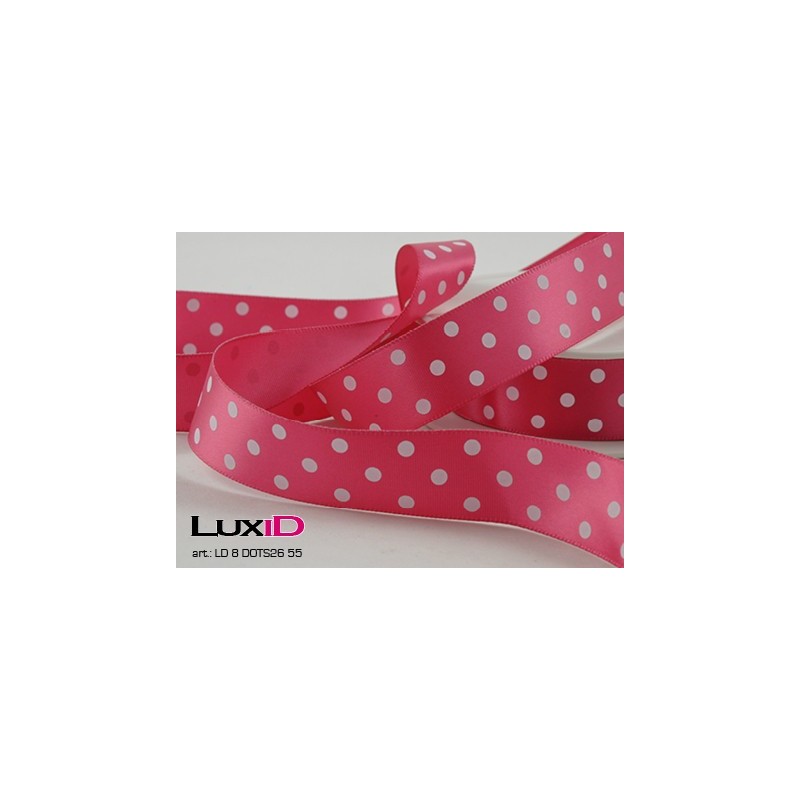Dots single 55 fuchsia 23mm x 20m
