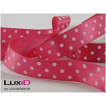 Dots single 55 fuchsia 23mm x 20m