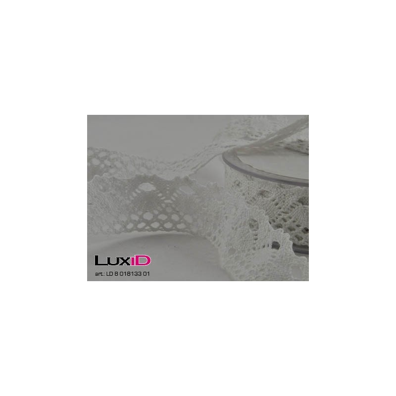 Lace ribbon 01 wit 28mm x 10m