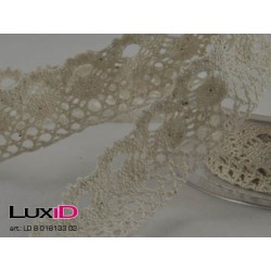 Lace ribbon 02 ecru 28mm x 10m