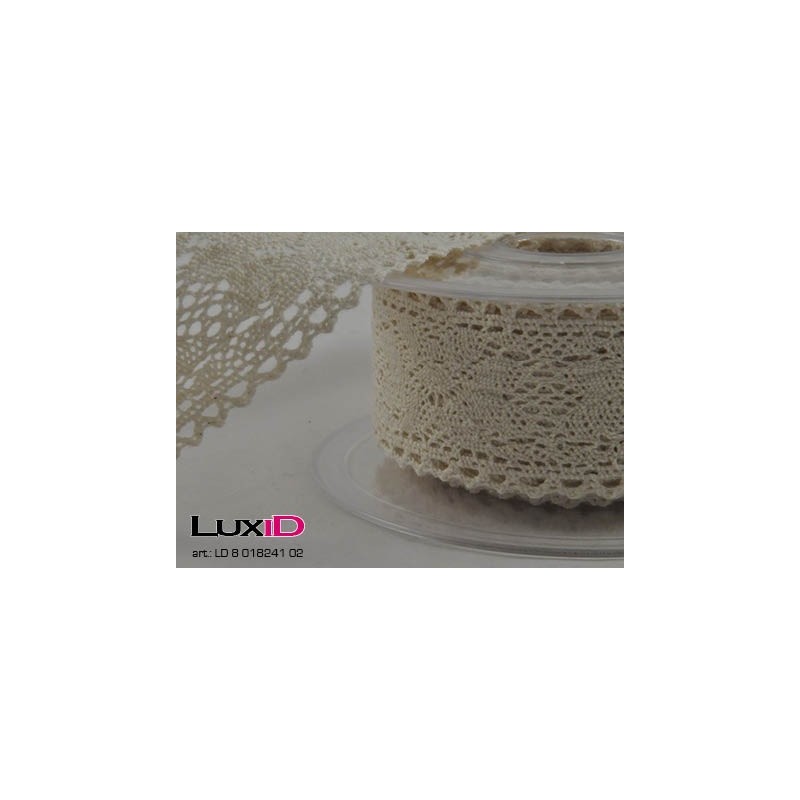 Lace ribbon 02 ecru 46mm x 10m