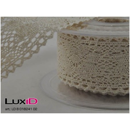 Lace ribbon 02 ecru 46mm x 10m