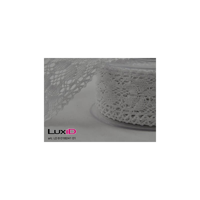 Lace ribbon 01 wit 46mm x 10m