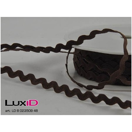 Ric Rac 48 bruiwn 6mm x 20m