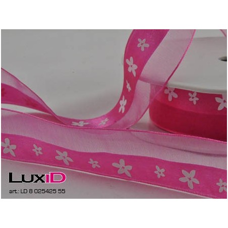 Spring line flowers 55 fuchsia 25mm x 15m