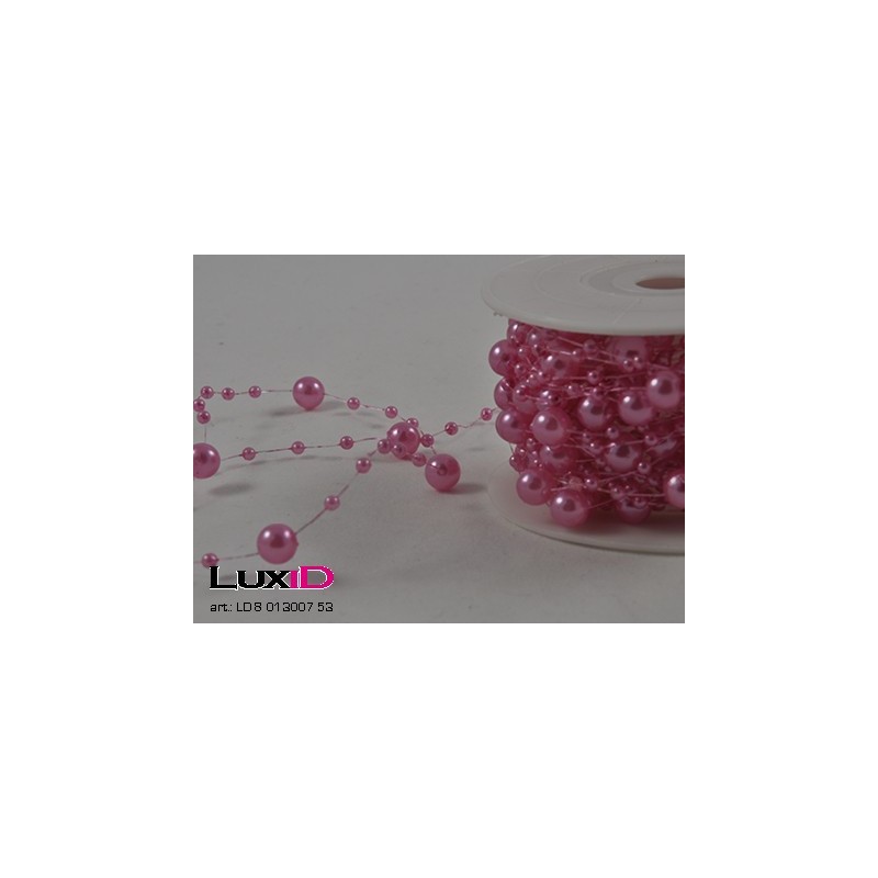 Round beads 53 oud roos 8mm x 10m