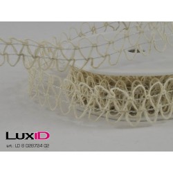 Jute with wire 02 ecru 25mm...