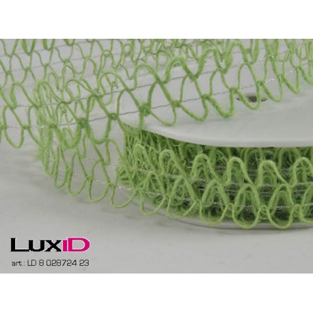 Jute with wire 23 groen 25mm x 10m
