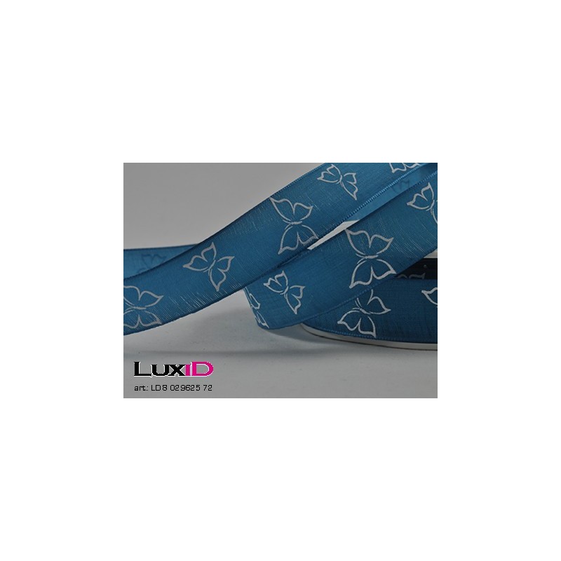 Butterflies 72 turquoise 22mm x 15m