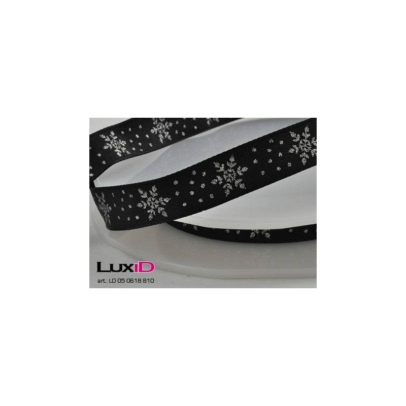 Crystals wired zwart 15mm x 15m