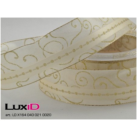 Marquis mit drath creme 40mm x 20m