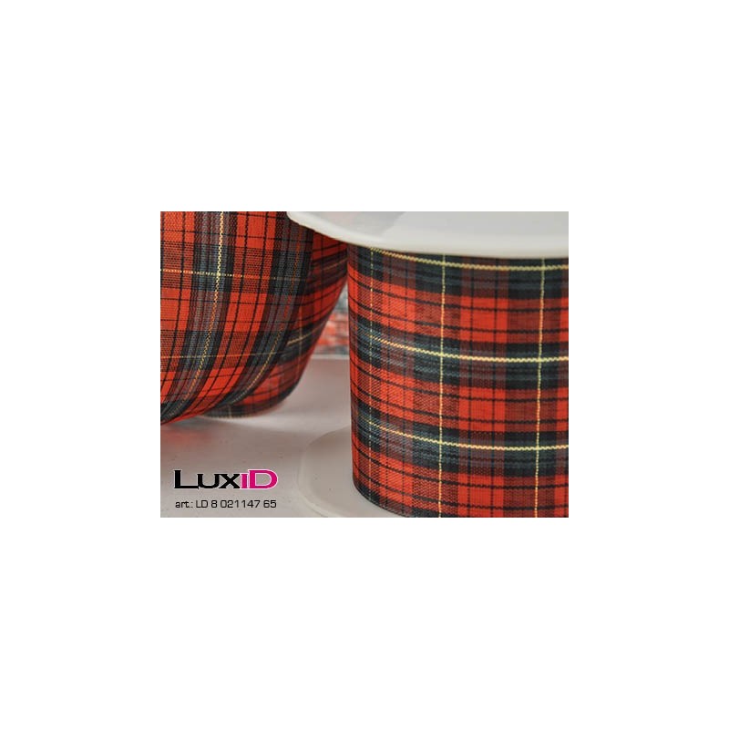 Tartan cut edge 65 rood 60mm x 25m